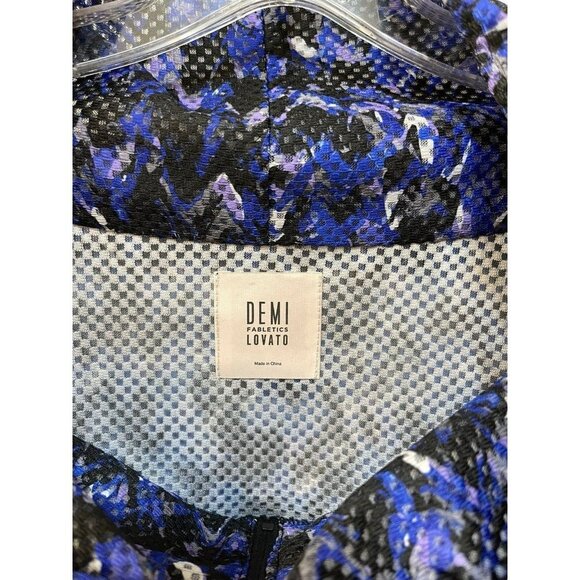 Fabletics By Demi Lovato Blue Black Damara Vest Multicolor Size Small - Picture 5 of 7